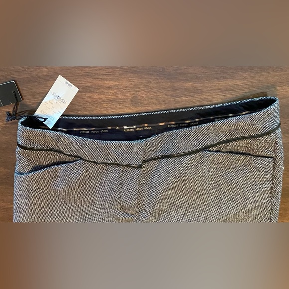 🦊Express Editor pant. Tweed black and white. New with tags. Satin lined. - Picture 2 of 15
